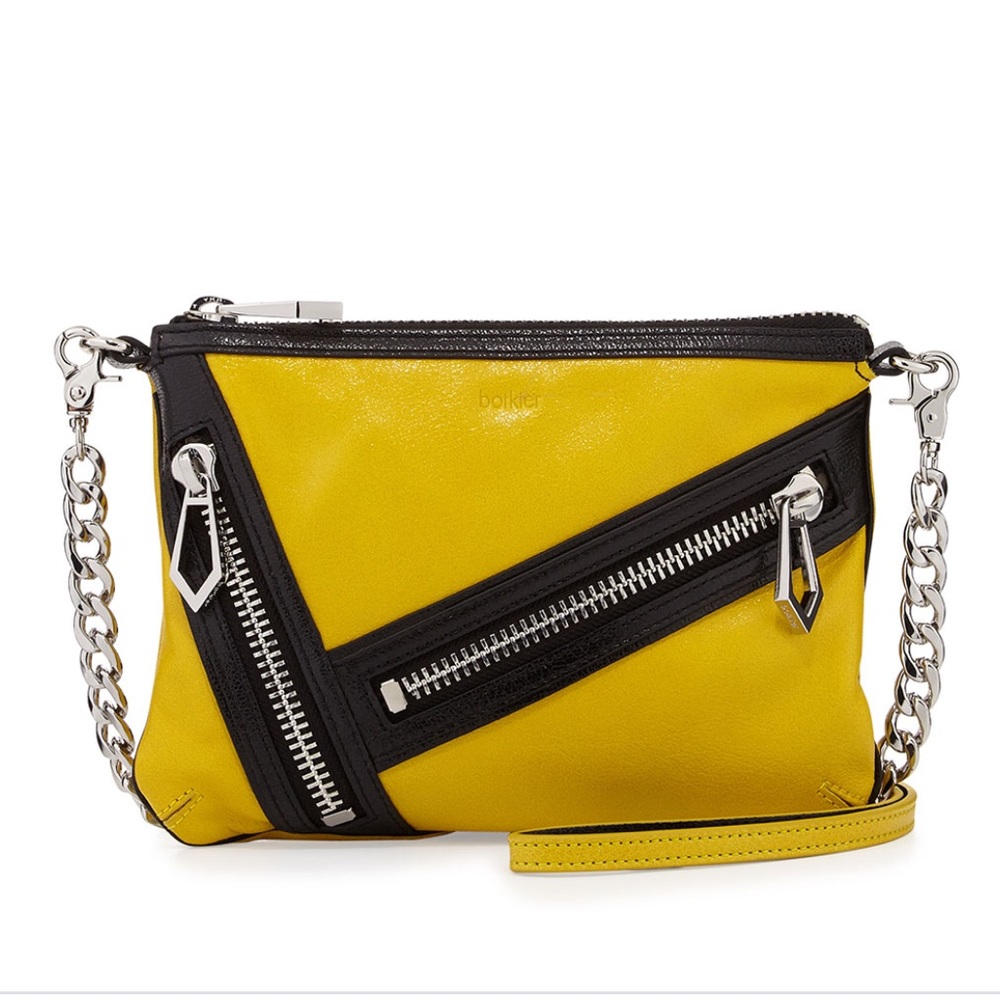 ✨Botkier Yellow Colorblock Cruz Leather Crossbody✨